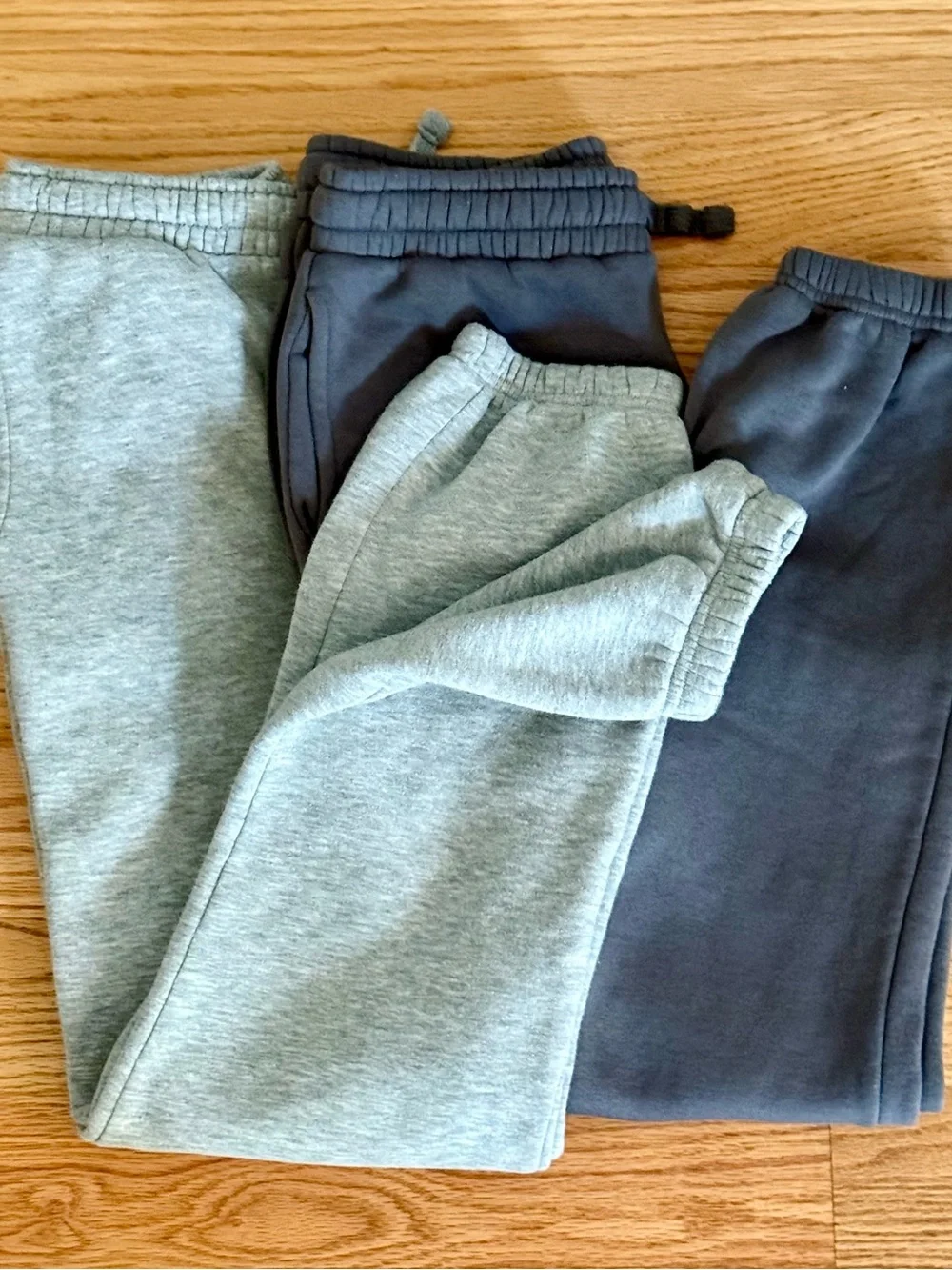 Primark Boys Fleece Jogger Bundle - Heather Gray and Charcoal, Size 13-14yrs